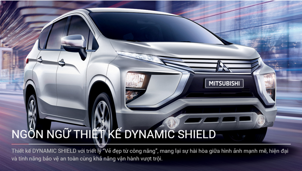 Dynamic Shield  Thiết kế đến từ tương lai, đặc trưng của Mitsubishi