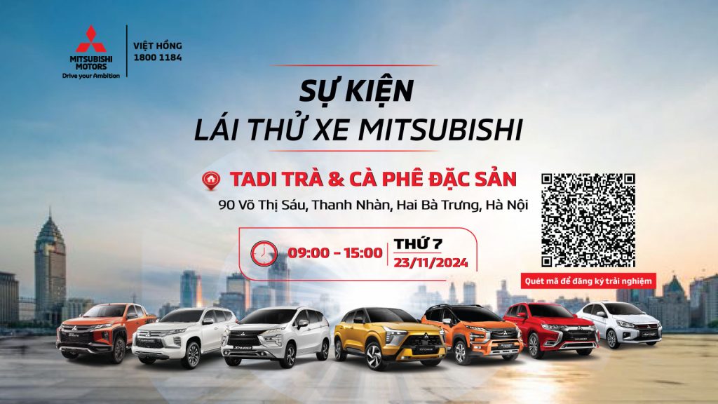 LÁI THỬ XE MITSUBISHI TẠI TADI – TRÀ & CÀ PHÊ ĐẶC SẢN VIỆT NAM – NGÀY 23/11/2024