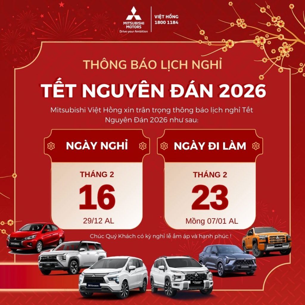 THÔNG BÁO LỊCH NGHỈ TẾT BÍNH NGỌ 2026