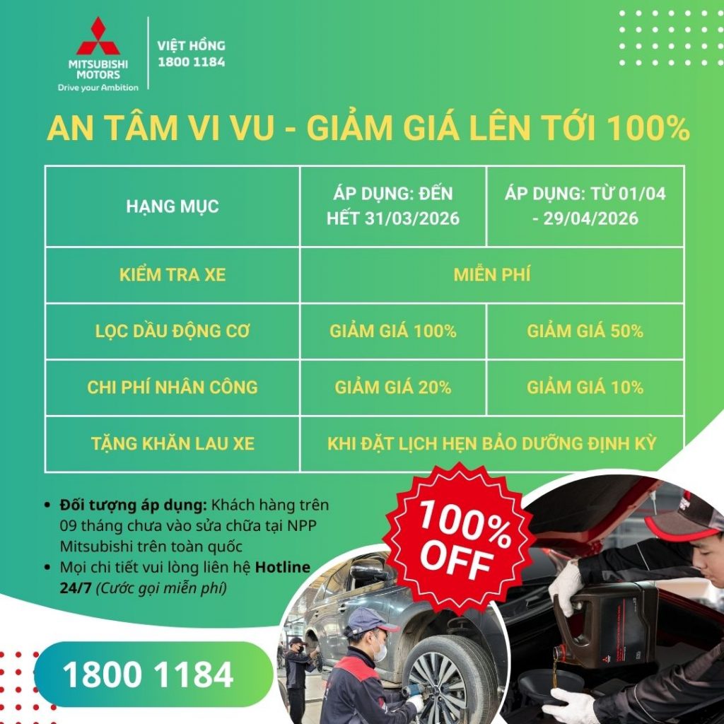 AN TÂM VI VU – ƯU ĐÃI DỊCH VỤ LÊN TỚI 100%